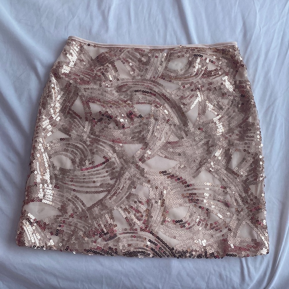 Francesca’s sequin skirt